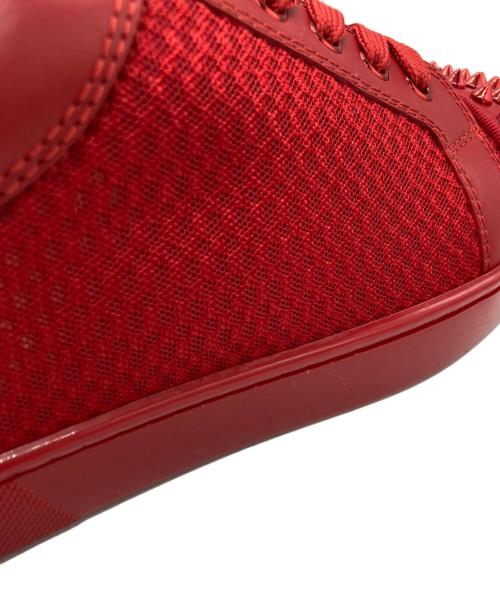 Christian Louboutin（クリスチャン・ルブタン）Christian Louboutin (クリスチャン・ルブタン) Seavaste 2 スタッズローカットスニーカー レッド サイズ:41の古着・服飾アイテム