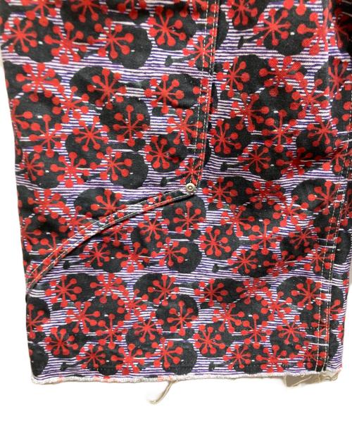 Fake As Flowers（フェイク アス フラワーズ）Fake As Flowers (フェイク アス フラワーズ) ペインターショーツ パープル サイズ:2の古着・服飾アイテム