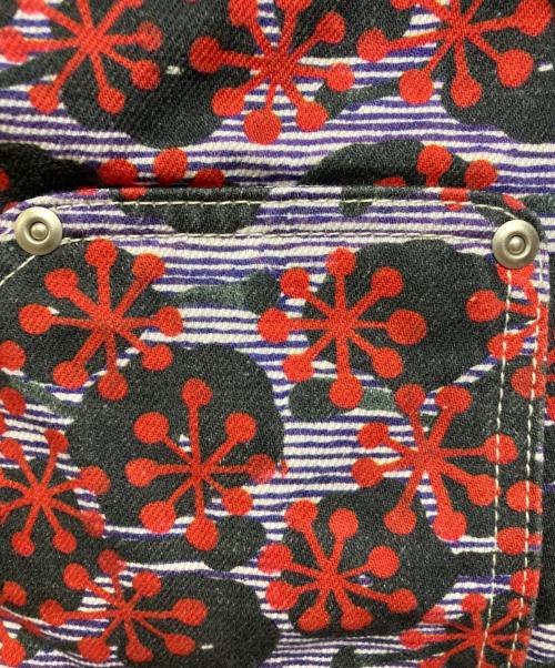 Fake As Flowers（フェイク アス フラワーズ）Fake As Flowers (フェイク アス フラワーズ) ペインターショーツ パープル サイズ:2の古着・服飾アイテム