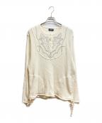 Fake As Flowersフェイク アス フラワーズ）の古着「サーマルカットソー」｜ホワイト