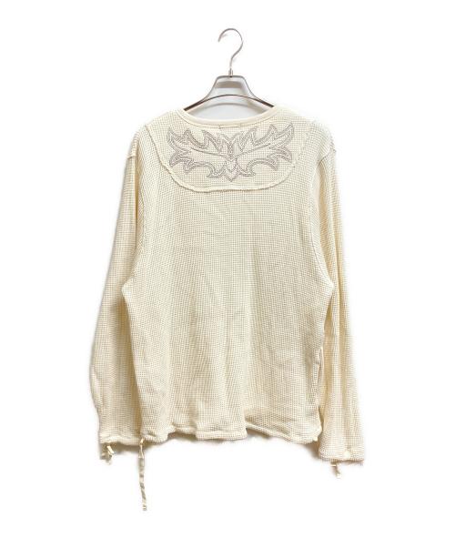 Fake As Flowers（フェイク アス フラワーズ）Fake As Flowers (フェイク アス フラワーズ) サーマルカットソー ホワイト サイズ:1の古着・服飾アイテム