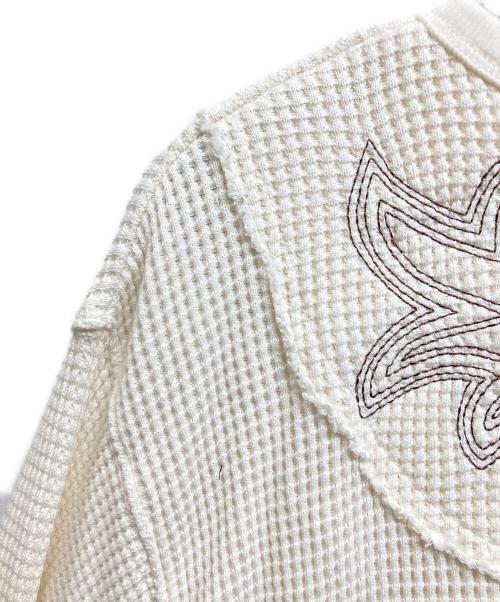 Fake As Flowers（フェイク アス フラワーズ）Fake As Flowers (フェイク アス フラワーズ) サーマルカットソー ホワイト サイズ:1の古着・服飾アイテム