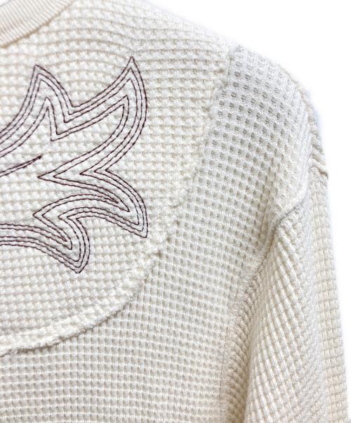 Fake As Flowers（フェイク アス フラワーズ）Fake As Flowers (フェイク アス フラワーズ) サーマルカットソー ホワイト サイズ:1の古着・服飾アイテム