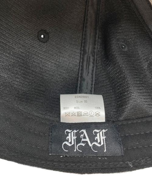 Fake As Flowers（フェイク アス フラワーズ）FAKE AS FLOWERS (フェイク アス フラワーズ) キャップ ブラックの古着・服飾アイテム