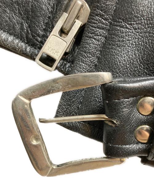 JIMSINN（ジムズイン）JIMSINN (ジムズイン) ライダースジャケット ブラック サイズ:38の古着・服飾アイテム