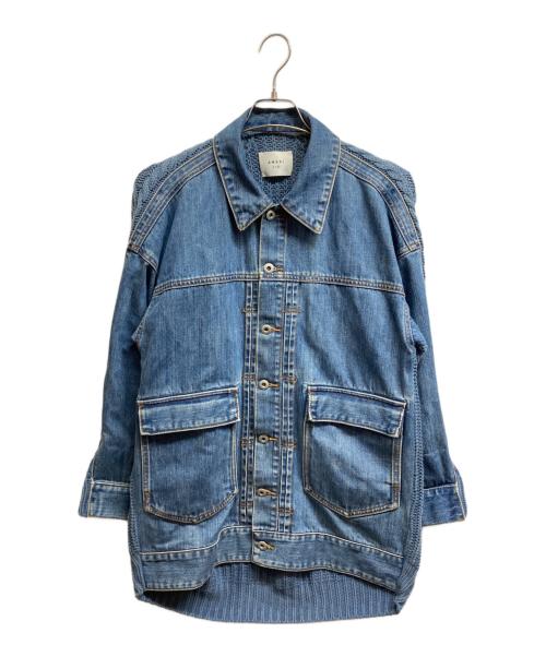 Ameri（アメリ）Ameri (アメリ) ニットドッキングデニムジャケット インディゴ サイズ:Freeの古着・服飾アイテム