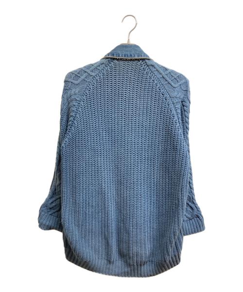 Ameri（アメリ）Ameri (アメリ) ニットドッキングデニムジャケット インディゴ サイズ:Freeの古着・服飾アイテム