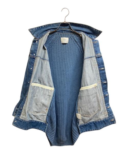 Ameri（アメリ）Ameri (アメリ) ニットドッキングデニムジャケット インディゴ サイズ:Freeの古着・服飾アイテム
