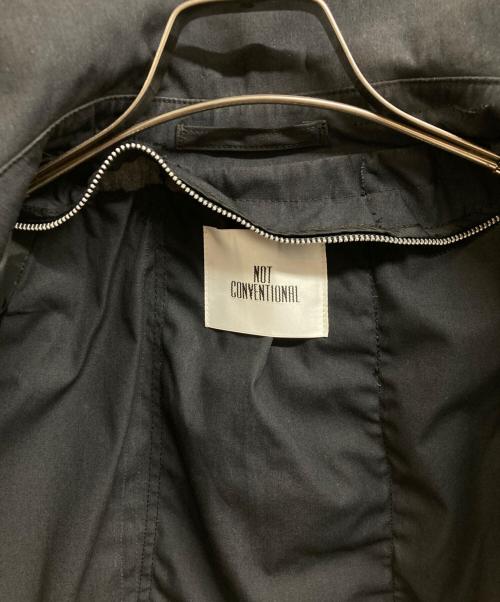NOT CONVENTIONAL（ノットコンベンショナル）NOT CONVENTIONAL (ノットコンベンショナル) リメイクレイヤードコート ブラック サイズ:Freeの古着・服飾アイテム