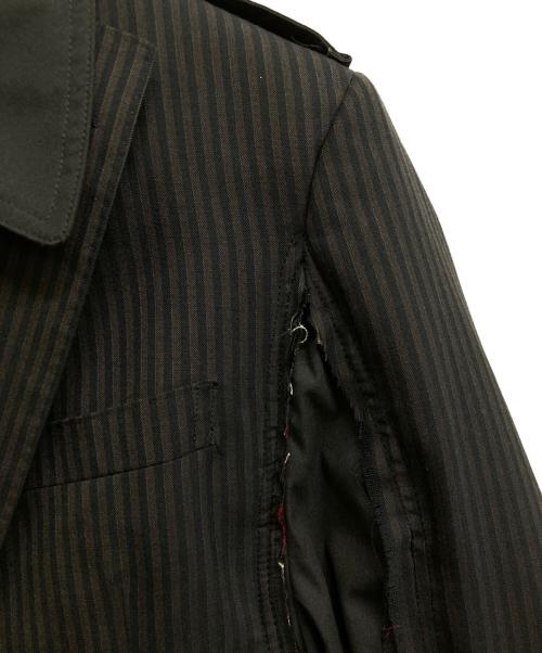 NOT CONVENTIONAL（ノットコンベンショナル）NOT CONVENTIONAL (ノットコンベンショナル) リメイクレイヤードコート ブラック サイズ:Freeの古着・服飾アイテム