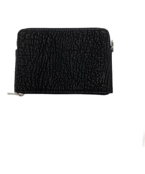 BELLAGO（ベラーゴ）BELLAGO (ベラーゴ) UNITED ARROWS (ユナイテッドアローズ) 【別注】PRATICO/プラティコ シャークスキン ウォレット ブラックの古着・服飾アイテム