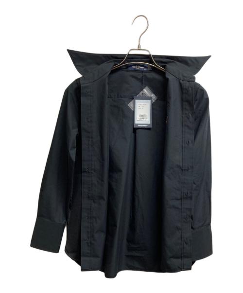 FRED PERRY（フレッドペリー）FRED PERRY (フレッドペリー) RAY BEAMS (レイ ビームス) PANELLED SHIRT ブラック サイズ:8 未使用品の古着・服飾アイテム