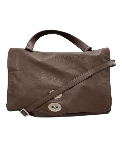 zanellato（ザネラート）zanellato (ザネラート) POSTINA 2WAYショルダーバッグ ブラウンの古着・服飾アイテム