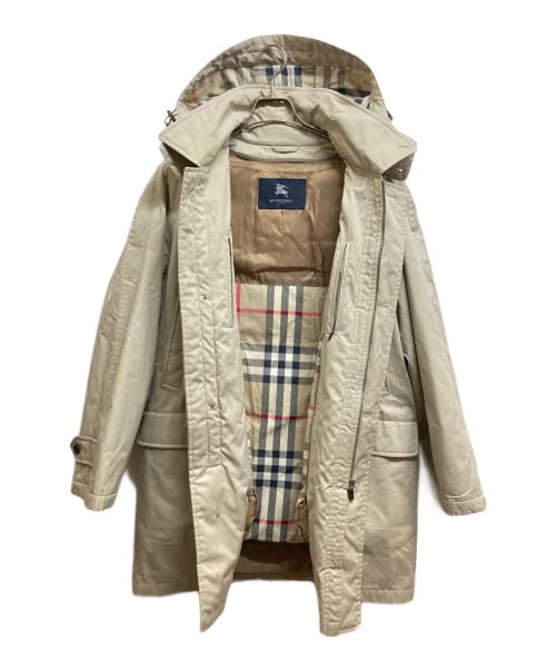 BURBERRY LONDON（バーバリーロンドン）BURBERRY LONDON (バーバリーロンドン) ライナー付 ダウンパデッドコート ベージュ サイズ:Lの古着・服飾アイテム