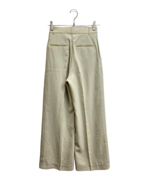 anuans（アニュアンス）anuans (アニュアンス) ツータックワイドパンツ ベージュ サイズ:Sの古着・服飾アイテム