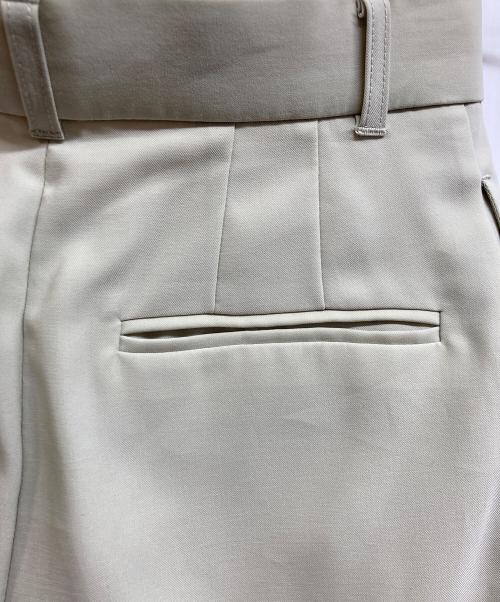 anuans（アニュアンス）anuans (アニュアンス) ツータックワイドパンツ ベージュ サイズ:Sの古着・服飾アイテム