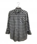 anuansアニュアンス）の古着「マルチウェイオーバーシャツ」｜グレー