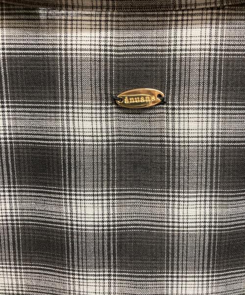 anuans（アニュアンス）anuans (アニュアンス) マルチウェイオーバーシャツ グレー サイズ:FREEの古着・服飾アイテム