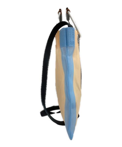 MARNI（マルニ）MARNI (マルニ) ストライプミニショルダーバッグ ベージュ×ブラックの古着・服飾アイテム