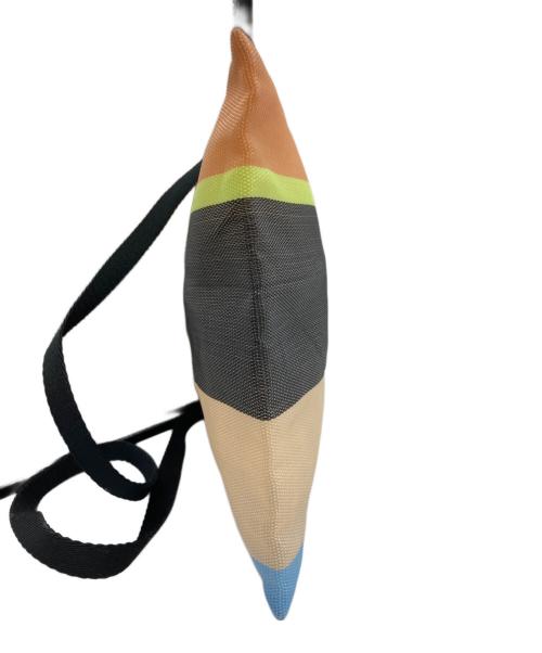 MARNI（マルニ）MARNI (マルニ) ストライプミニショルダーバッグ ベージュ×ブラックの古着・服飾アイテム