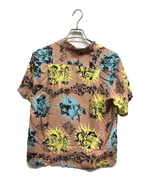 KEONI OF HAWAII（ケオニオブハワイ）keoni of hawaii (ケオニオブハワイ) GAUGUIN WOODCUT III ブラウン サイズ:Ｓの古着・服飾アイテム