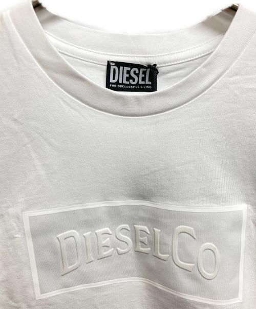 DIESEL（ディーゼル）DIESEL (ディーゼル) 半袖Tシャツ ホワイト サイズ:M 未使用品の古着・服飾アイテム