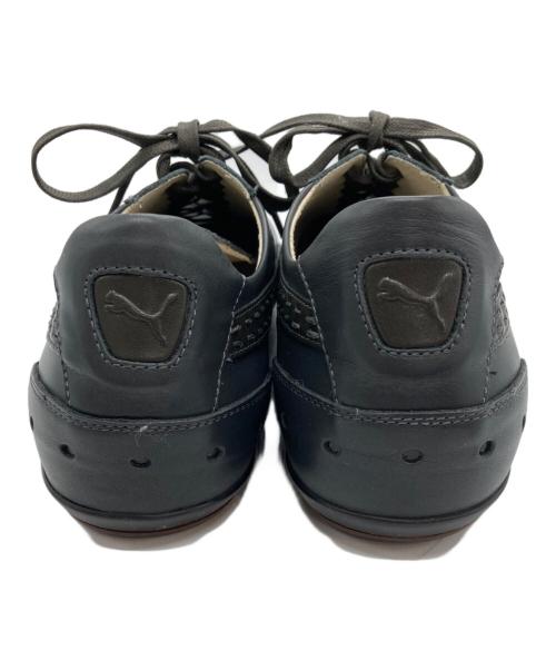 PUMA（プーマ）PUMA (プーマ) the black label ローカットスニーカー ネイビー サイズ:UK8の古着・服飾アイテム