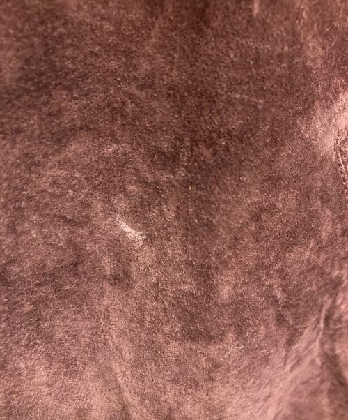 EQUIPMENT（エキップモン）EQUIPMENT (エキップモン) スエードジャケット ブラウン サイズ:2の古着・服飾アイテム