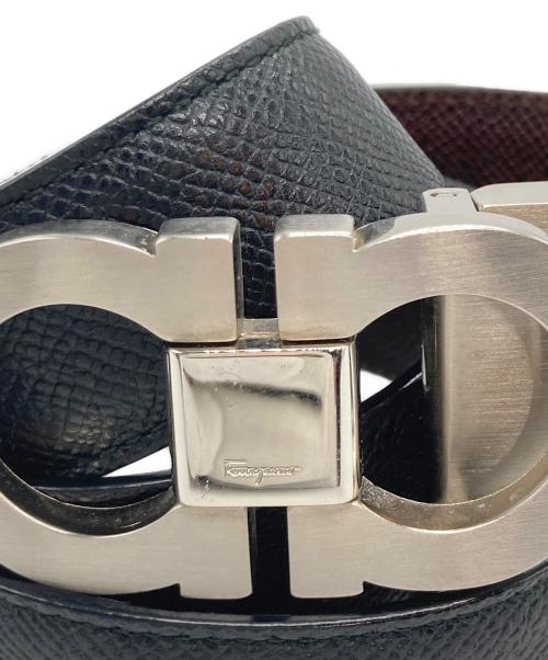 Ferragamo（フェラガモ）Ferragamo (フェラガモ) ガンチーニレザーベルト ブラックの古着・服飾アイテム