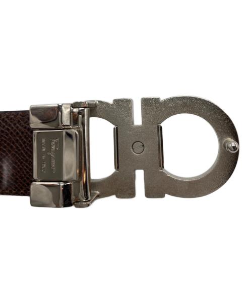 Ferragamo（フェラガモ）Ferragamo (フェラガモ) ガンチーニレザーベルト ブラックの古着・服飾アイテム