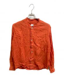 RANDY（ランディー）の古着「BONAPARTE STAND COLLAR SHIRTS」｜オレンジ