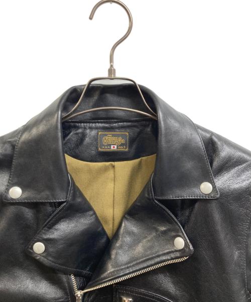 Geruga（ゲルガ）Geruga (ゲルガ) D-0 DOUBLE RIDERS JACKET ブラック サイズ:3の古着・服飾アイテム