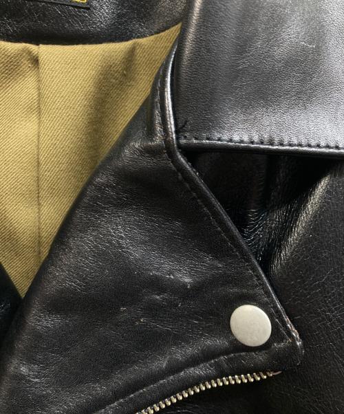 Geruga（ゲルガ）Geruga (ゲルガ) D-0 DOUBLE RIDERS JACKET ブラック サイズ:3の古着・服飾アイテム