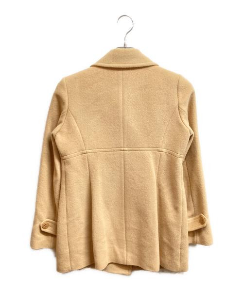 BURBERRY BLUE LABEL（バーバリーロンドンブルーレーベル）BURBERRY BLUE LABEL (バーバリーロンドンブルーレーベル) Pコート ベージュ サイズ:38の古着・服飾アイテム