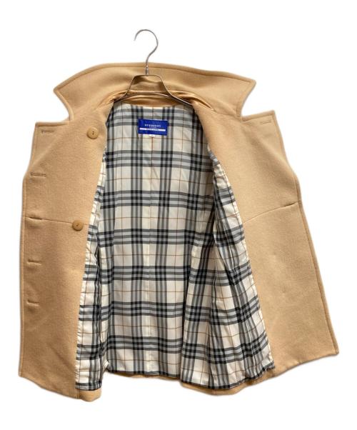BURBERRY BLUE LABEL（バーバリーロンドンブルーレーベル）BURBERRY BLUE LABEL (バーバリーロンドンブルーレーベル) Pコート ベージュ サイズ:38の古着・服飾アイテム