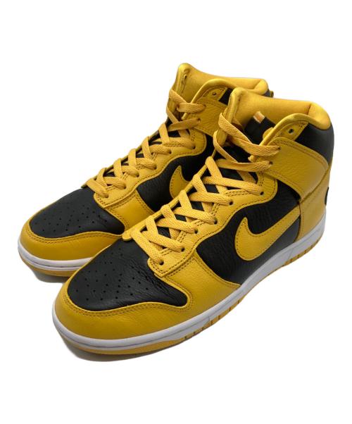 NIKE（ナイキ）NIKE (ナイキ) Dunk HI Retro PRM ハイカットスニーカー イエロー×ブラック サイズ:US9.5の古着・服飾アイテム