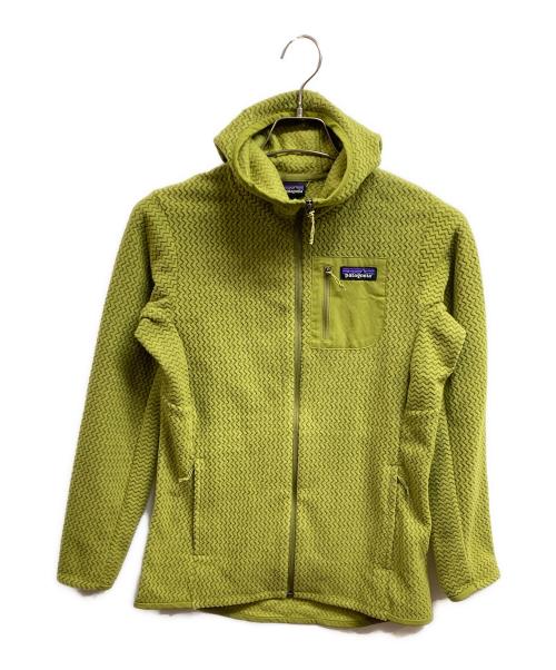 Patagonia（パタゴニア）Patagonia (パタゴニア) R1エア・フルジップ・フーディ グリーン サイズ:Sの古着・服飾アイテム