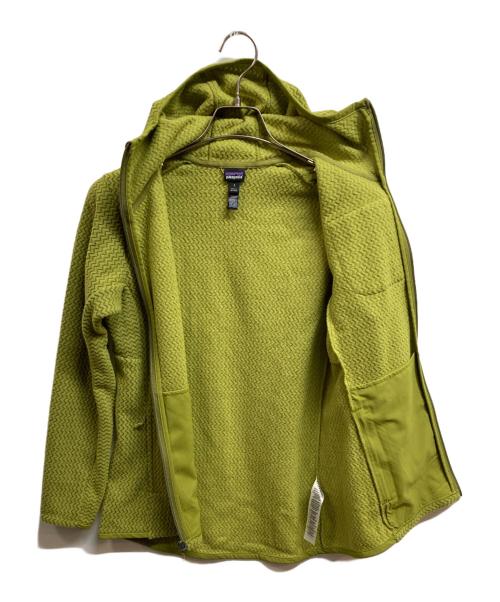 Patagonia（パタゴニア）Patagonia (パタゴニア) R1エア・フルジップ・フーディ グリーン サイズ:Sの古着・服飾アイテム