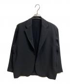 UNITED ARROWS & SONSユナイテッドアローズ アンド サンズ）の古着「OBANA PE BUTTONLES JACKET」｜ブラック