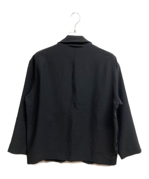 UNITED ARROWS & SONS（ユナイテッドアローズ アンド サンズ）UNITED ARROWS & SONS (ユナイテッドアローズ アンド サンズ) OBANA PE BUTTONLES JACKET ブラック サイズ:Mの古着・服飾アイテム