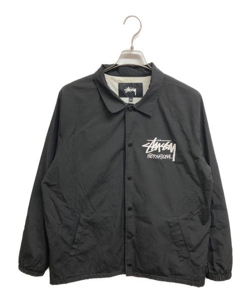 stussy（ステューシー）stussy (ステューシー) コーチジャケット ブラック サイズ:Lの古着・服飾アイテム