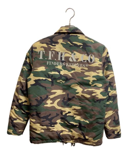 NANGA（ナンガ）NANGA (ナンガ) FINDERS KEEPERS (ファインダーズ キーパーズ) カモフラダウンジャケット カーキ サイズ:Sの古着・服飾アイテム