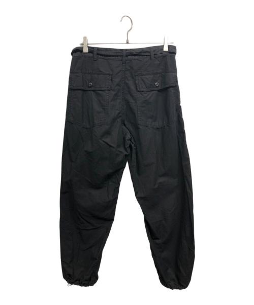 JOURNAL STANDARD（ジャーナルスタンダード）JOURNAL STANDARD (ジャーナルスタンダード) 綿麻ベルテッド キャノンベイカーパンツ ブラック サイズ:Sの古着・服飾アイテム