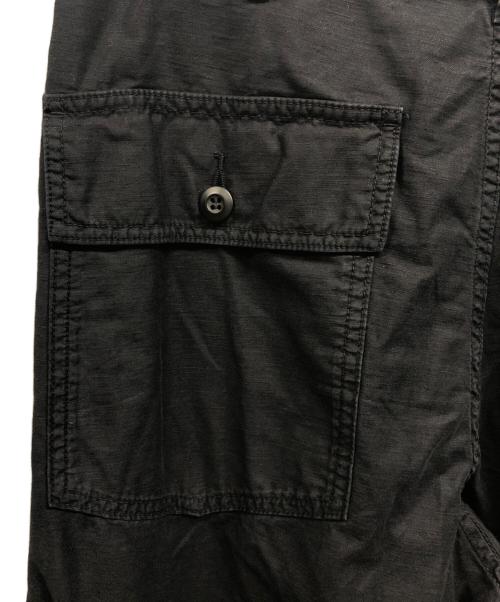 JOURNAL STANDARD（ジャーナルスタンダード）JOURNAL STANDARD (ジャーナルスタンダード) 綿麻ベルテッド キャノンベイカーパンツ ブラック サイズ:Sの古着・服飾アイテム