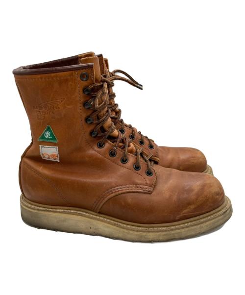 RED WING（レッドウィング）RED WING (レッドウィング) プレーントゥワークブーツ ブラウン サイズ:8 1/2の古着・服飾アイテム
