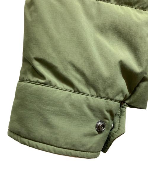maison kitsune（メゾンキツネ）maison kitsune (メゾンキツネ) GOLDWIN (ゴールドウイン) ダウンシャツジャケット グリーン サイズ:Mの古着・服飾アイテム