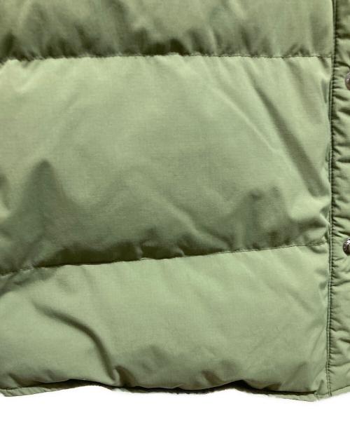 maison kitsune（メゾンキツネ）maison kitsune (メゾンキツネ) GOLDWIN (ゴールドウイン) ダウンシャツジャケット グリーン サイズ:Mの古着・服飾アイテム