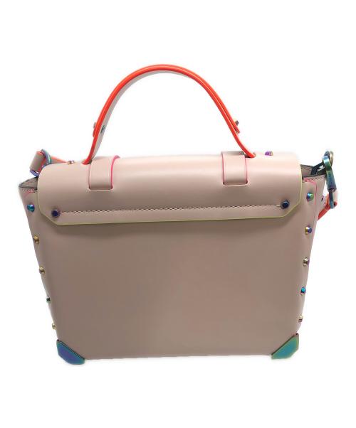 MICHAEL KORS（マイケルコース）MICHAEL KORS (マイケル・コース) マンハッタン ミディアム スクール サッチェル 2WAY ハンドバッグ ピンクの古着・服飾アイテム