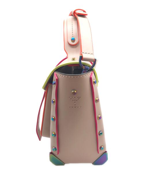 MICHAEL KORS（マイケルコース）MICHAEL KORS (マイケル・コース) マンハッタン ミディアム スクール サッチェル 2WAY ハンドバッグ ピンクの古着・服飾アイテム