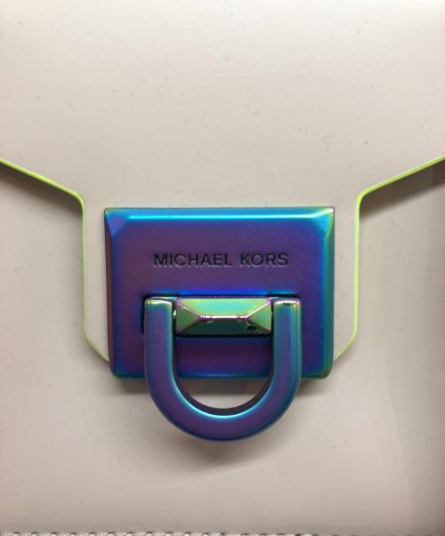 MICHAEL KORS（マイケルコース）MICHAEL KORS (マイケル・コース) マンハッタン ミディアム スクール サッチェル 2WAY ハンドバッグ ピンクの古着・服飾アイテム